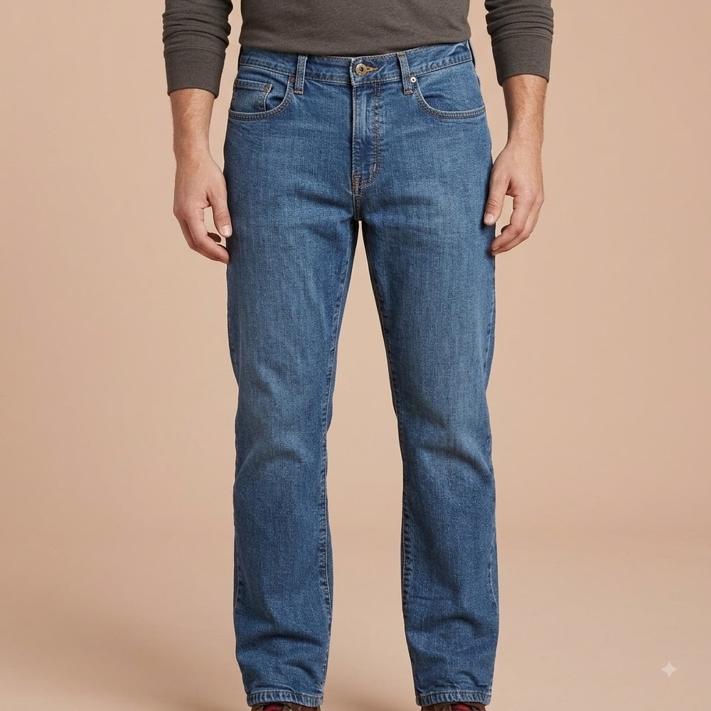 Eddie‎ Bauer Straight Fit Jeans Men's 32x30 Blue Denim Casual